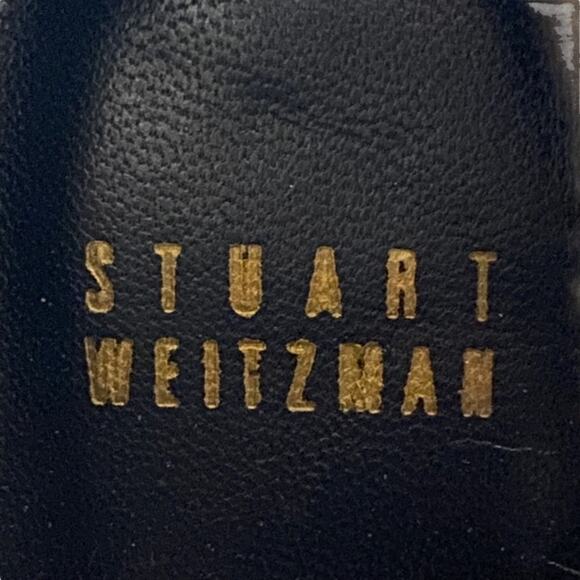 Stuart Weitzman Women’s Brown Side Zip Fur Trimmed Ankle Boot Size US 10 - Picture 11 of 15